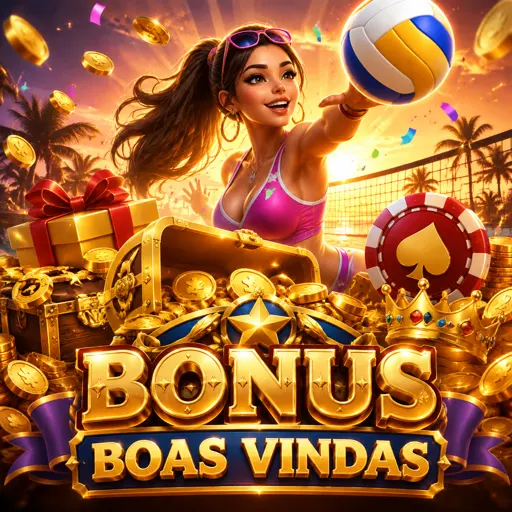 Destaque do bônus de boas-vindas de 100% até mil reais com rodadas grátis