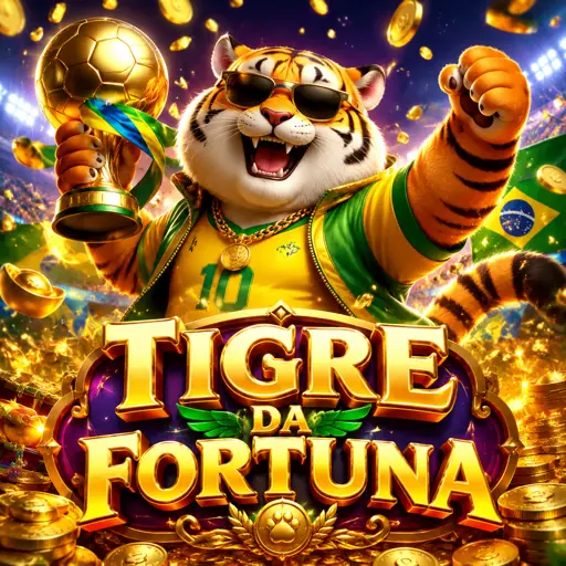 Tela do slot Fortune Tiger com tigre dourado e símbolos asiáticos no grid 3x3