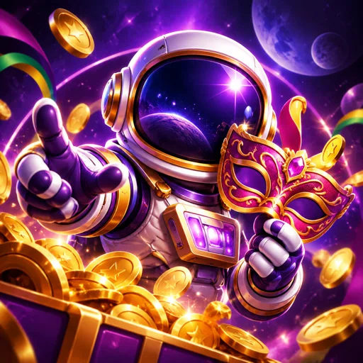 Jogo Spaceman com astronauta flutuando e multiplicador crescente na tela